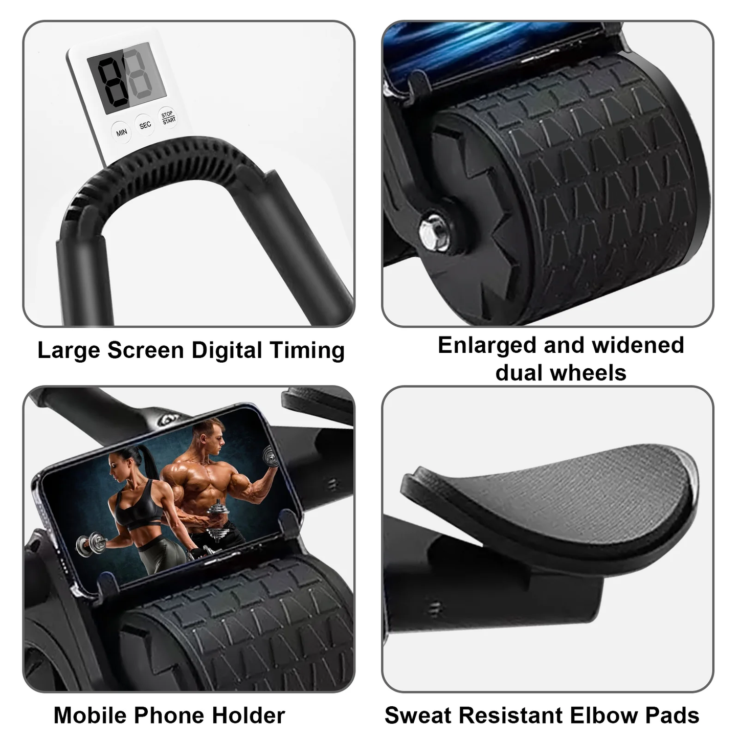 Abdominal Exercise Roller Elbow Support | NIMPY