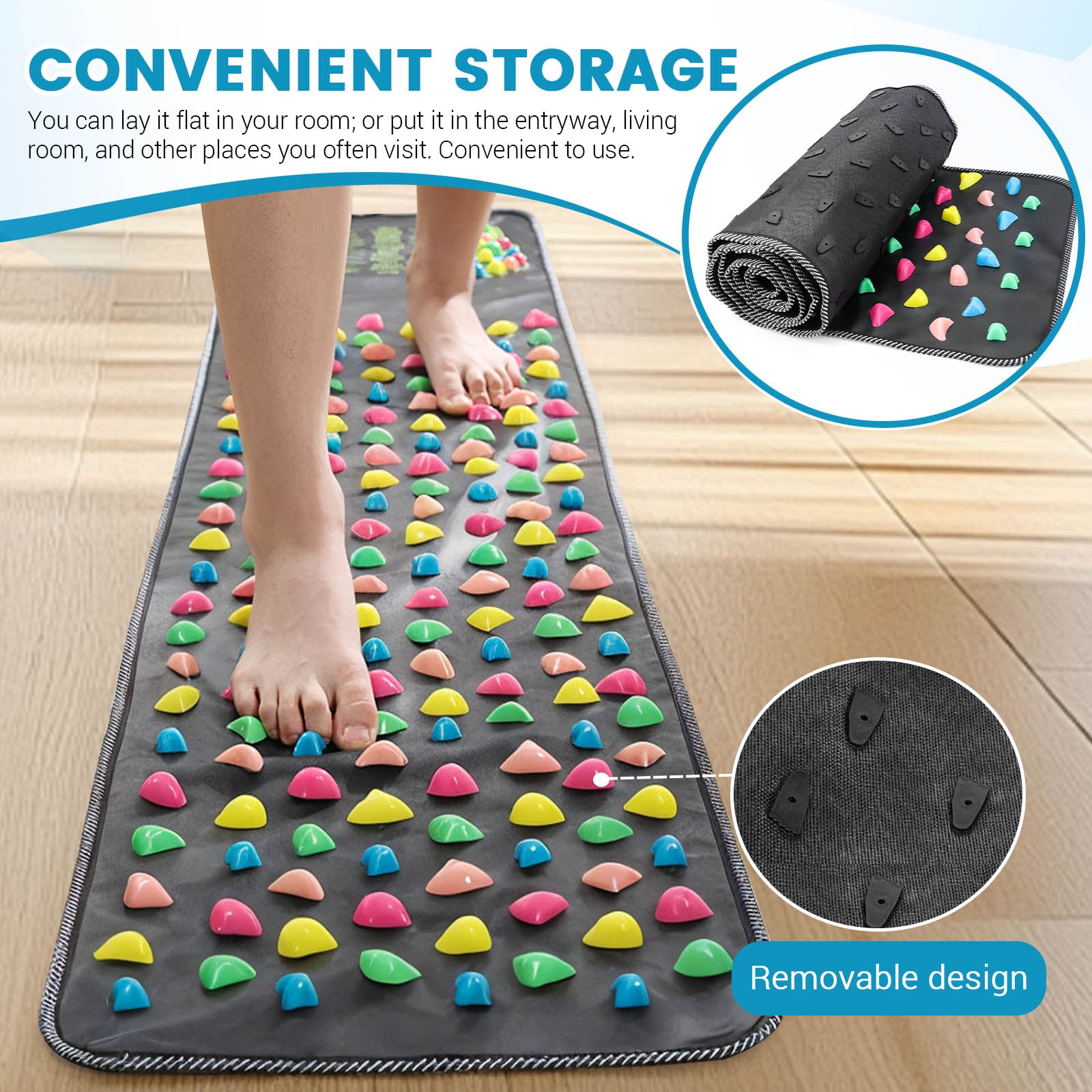 Foot Pressure Point Mat, Foot Matt Pressure Points
