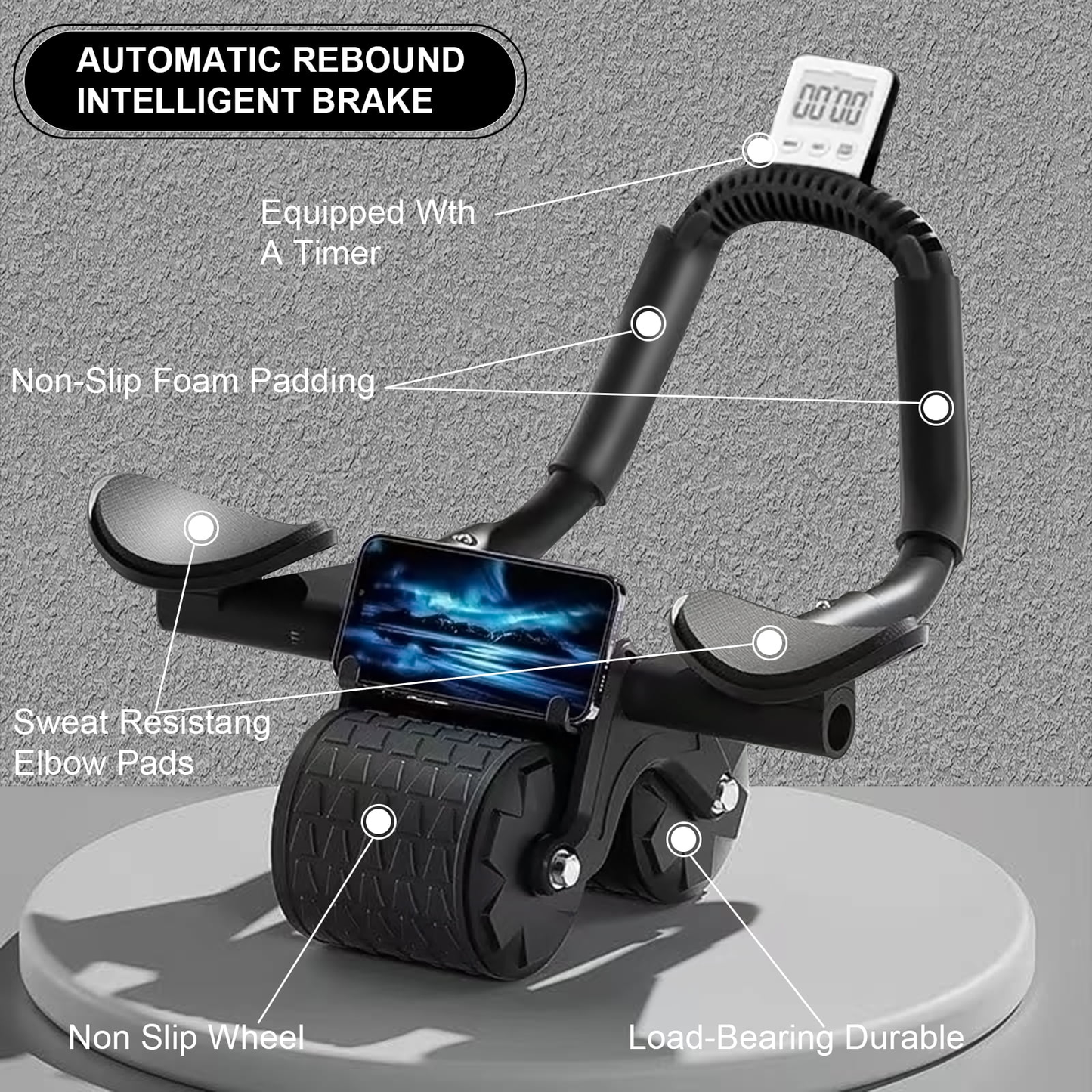Abdominal Exercise Roller Elbow Support | NIMPY