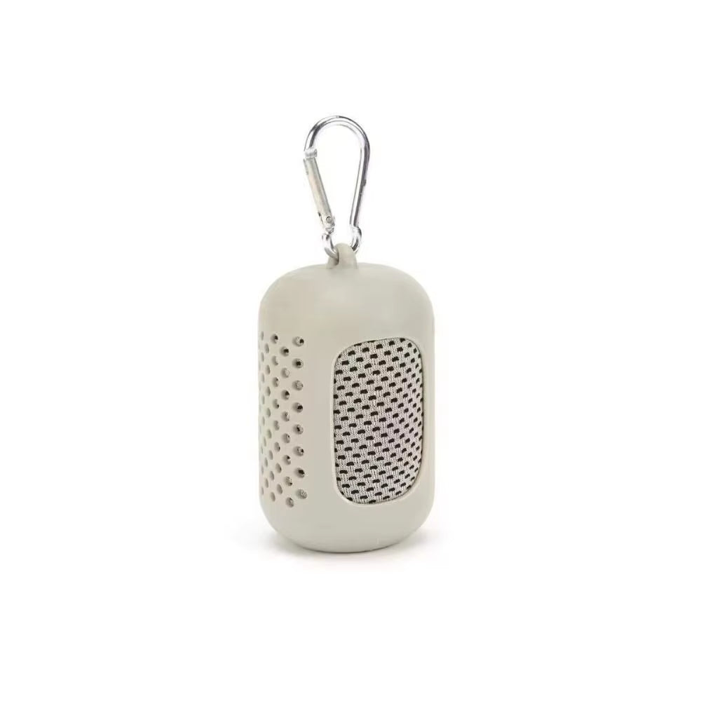 Quick-Dry Cooling Sports Towel with Silicone Carry Case