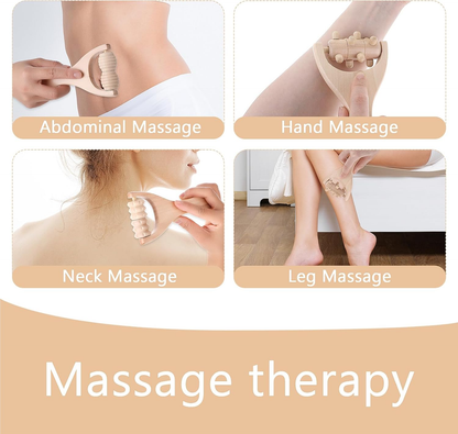 Wood Therapy Massage Tools & Rollers(3Pcs )