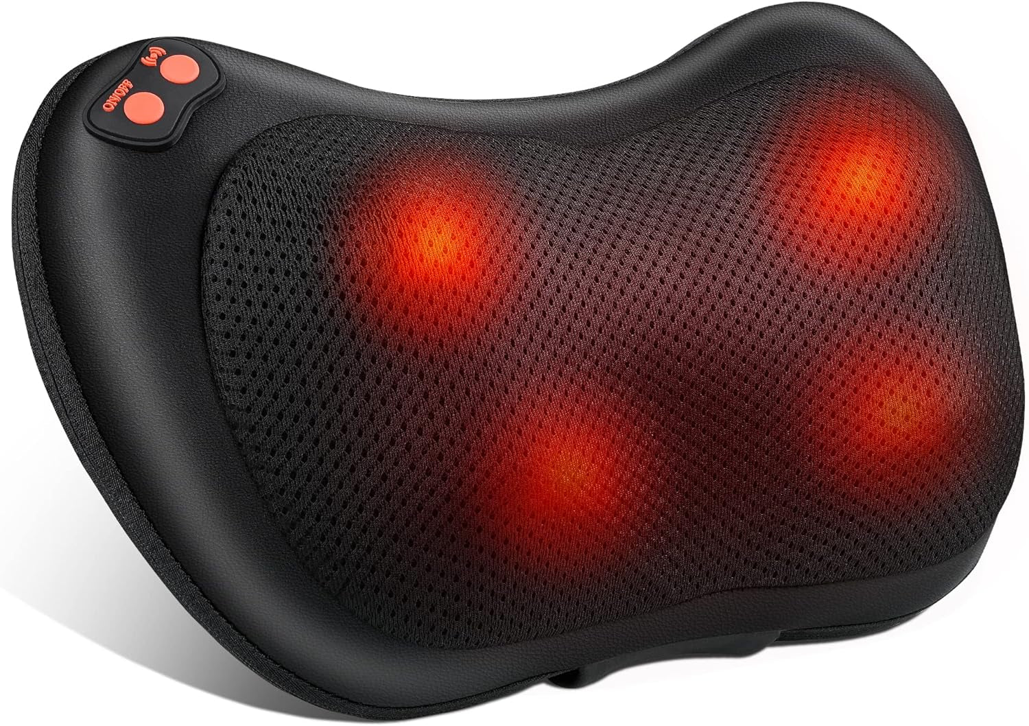 Neck and Back Massager with Heat Electric Shiatsu Deep Tissue 