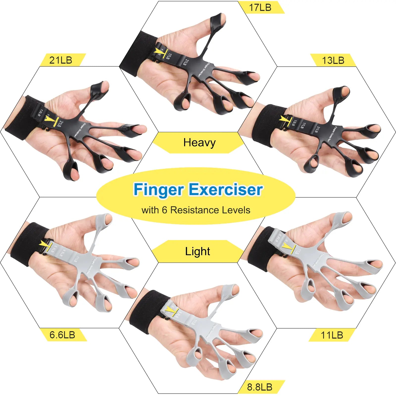 5-In-1 Complete Grip Strength Trainer Kit