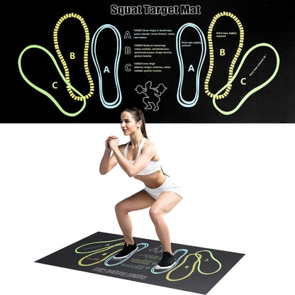 Anti-Slip Squat Pad Set, Durable Non-Skid Training Mat for Home and Gym Use, Ideal Exercise Equipment for Fitness Enthusiasts, Gym Accessories, Gym Floor Mat, Exercise Mat Tiles