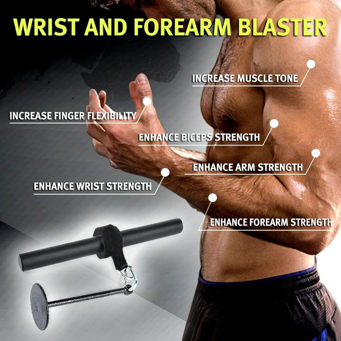 Forearm Wrist Roller Blaster Exercise Trainer
