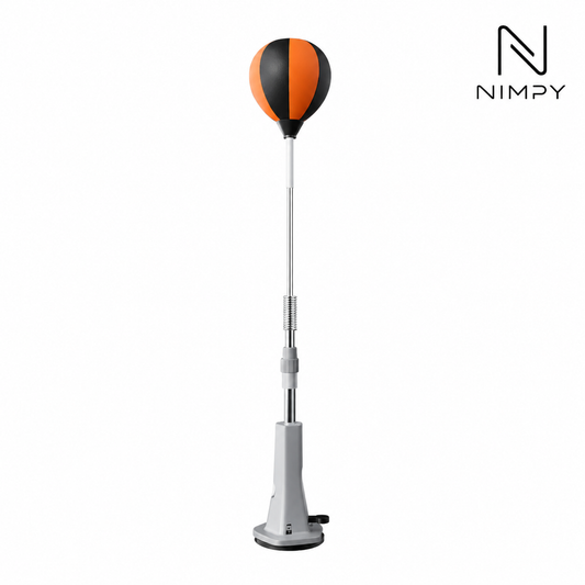 Adjustable 55-66 Inch Boxing Reflex Ball with Suction Cup Base Height 