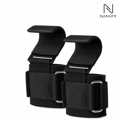 Wrist Lifting Straps with Assisted Hook, Durable High Elasticity for Weightlifting, Pull-Ups & Deadlifts - Comfortable Support & Secure Fit for Strength Training