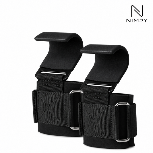 Wrist Lifting Straps with Assisted Hook, Durable High Elasticity for Weightlifting, Pull-Ups & Deadlifts - Comfortable Support & Secure Fit for Strength Training