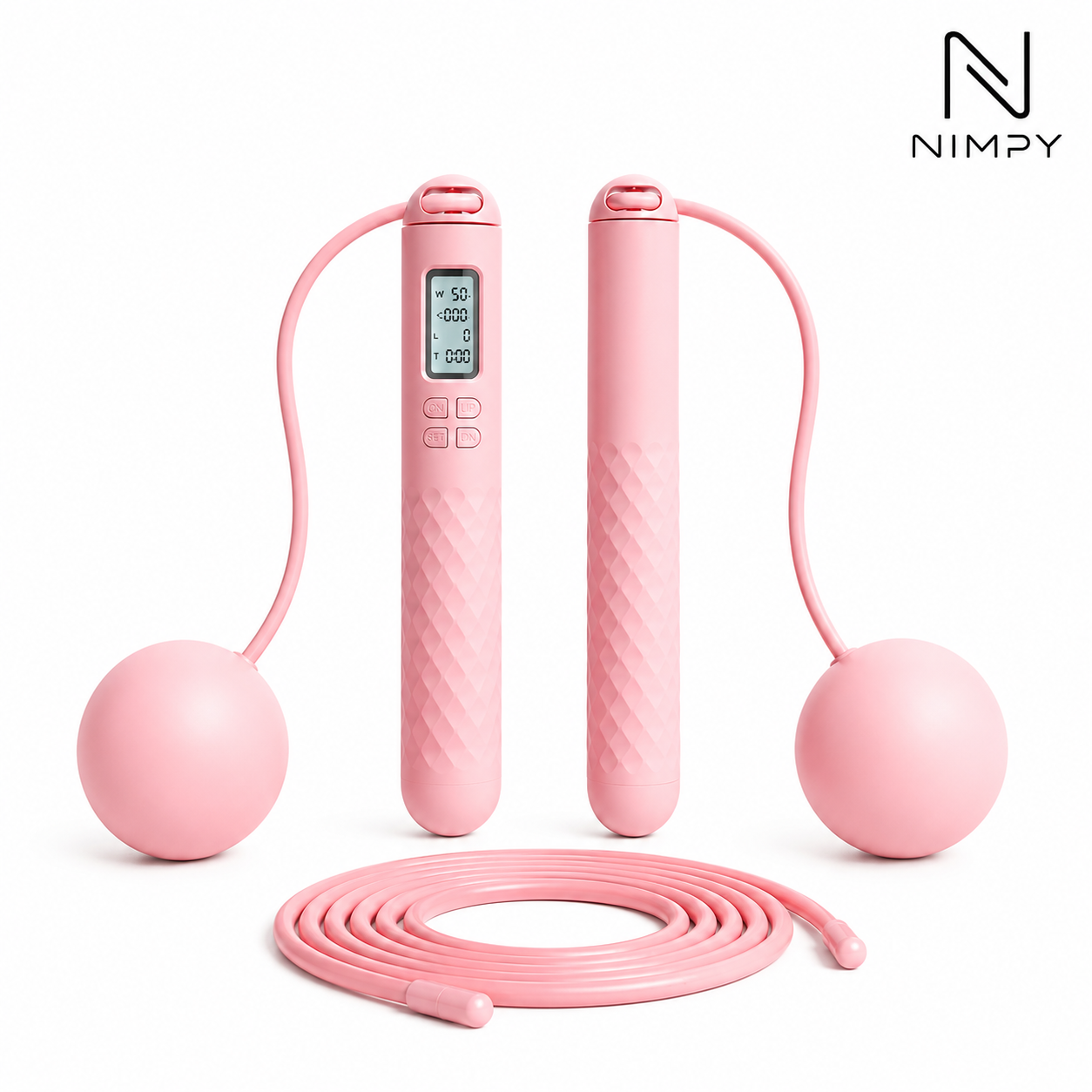 Smart Cordless Jump Rope with LCD Counter (2-In-1 )