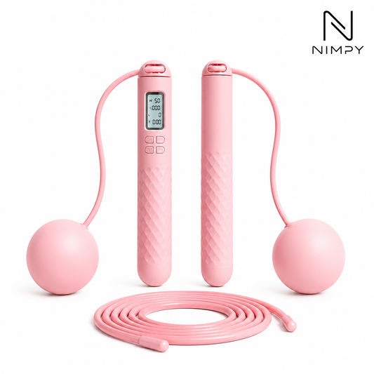 Smart Cordless Jump Rope with LCD Counter (2-In-1 )