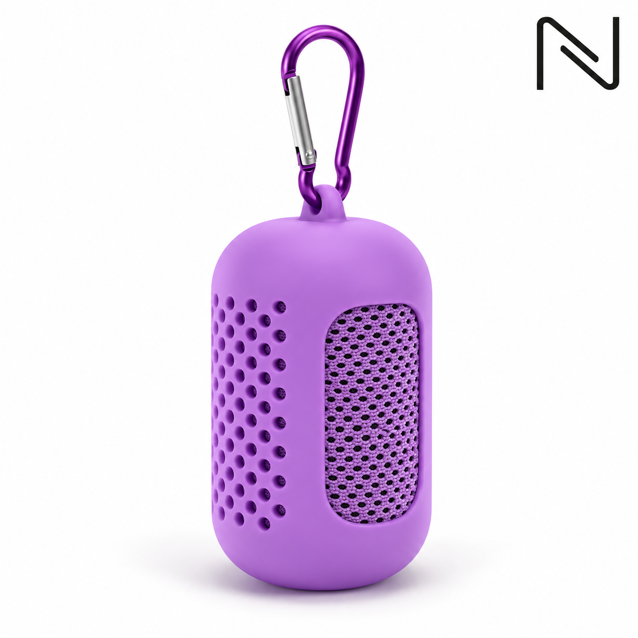 Quick-Dry Cooling Sports Towel with Silicone Carry Case