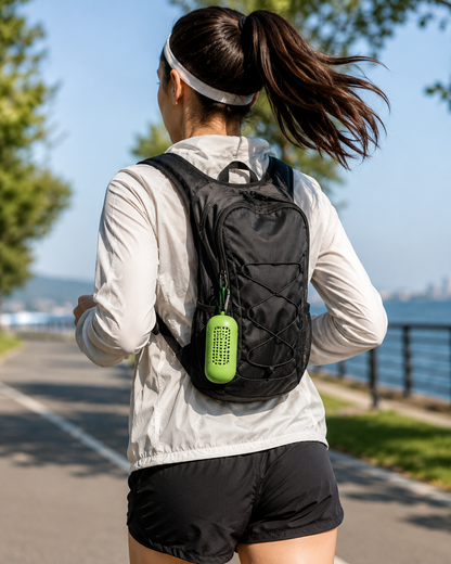 Quick-Dry Cooling Sports Towel with Silicone Carry Case