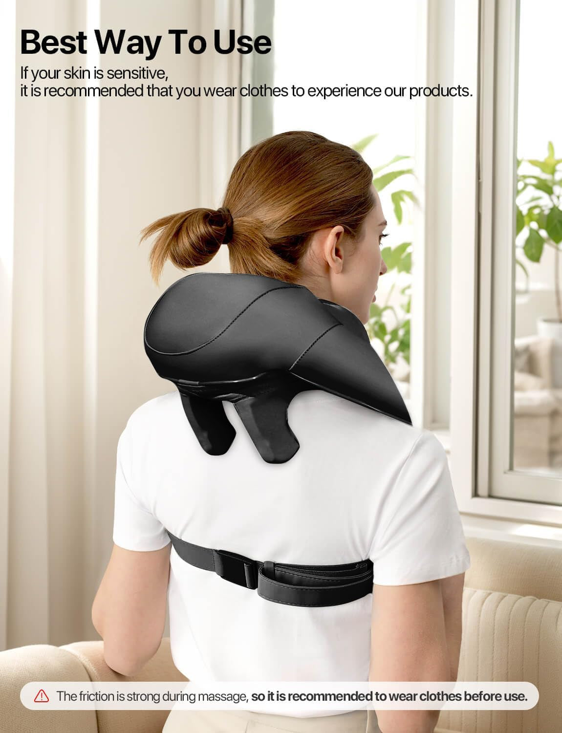 Cordless Shiatsu Neck and Back Massager with Heat