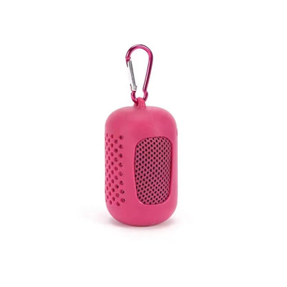 Quick-Dry Cooling Sports Towel with Silicone Carry Case