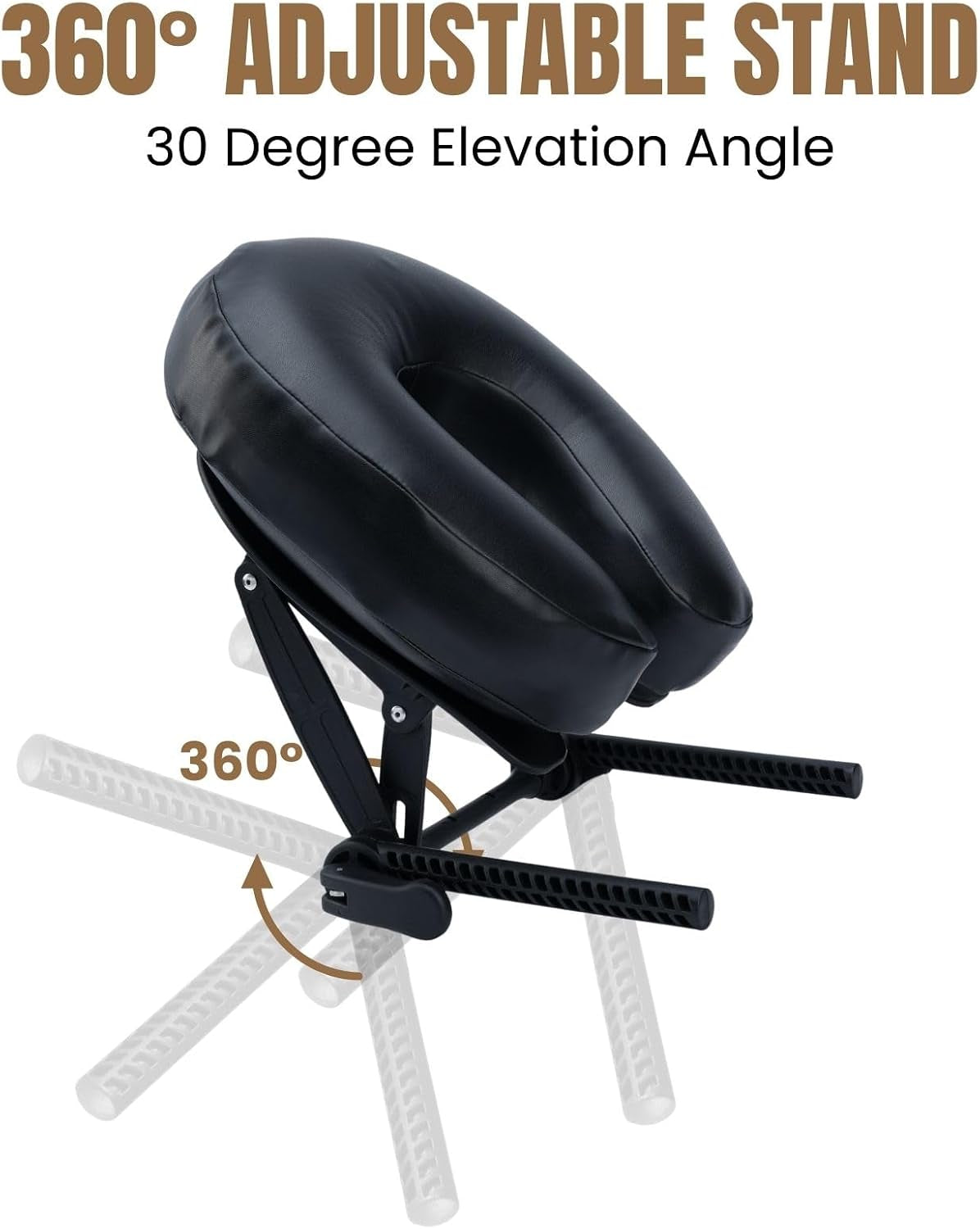 Massage Face Cradle with Cushion Massage Table Headrest