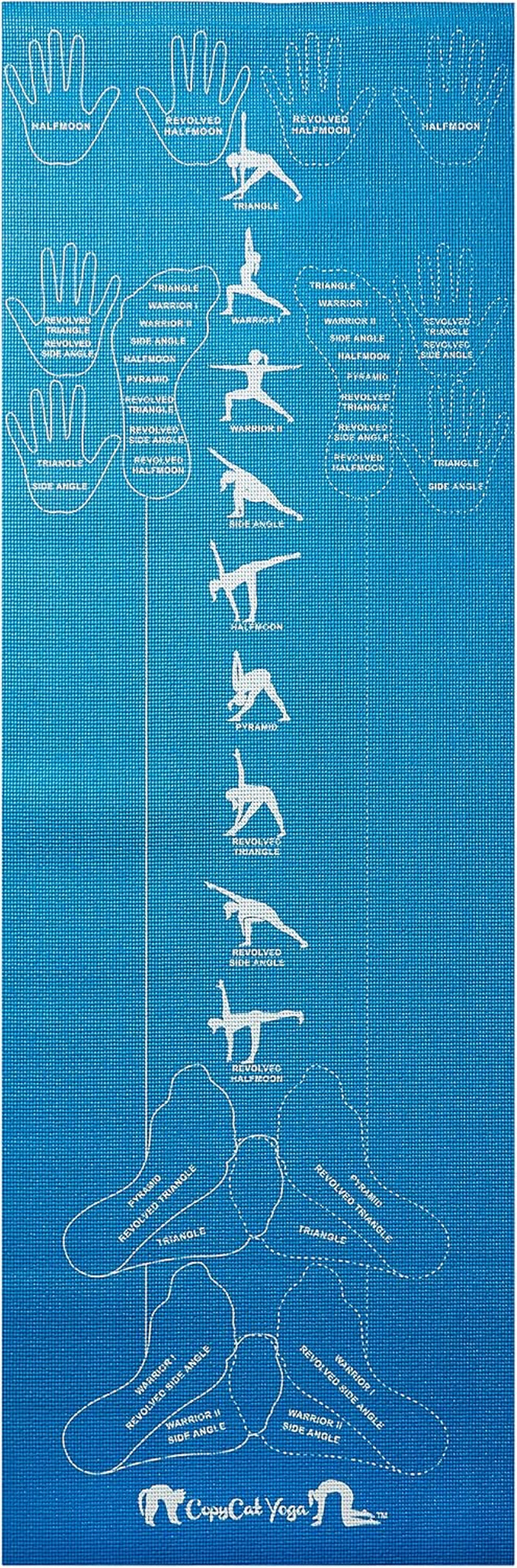 Educational and Instructional Yoga Mat