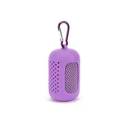 Quick-Dry Cooling Sports Towel with Silicone Carry Case