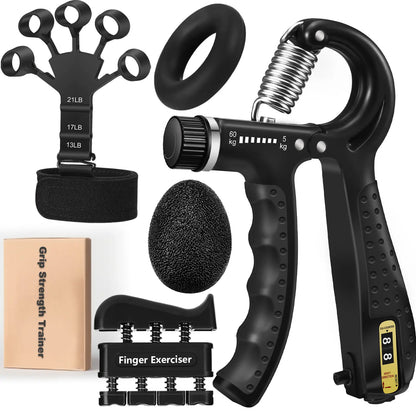 5-In-1 Complete Grip Strength Trainer Kit