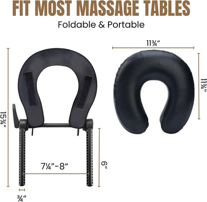 Massage Face Cradle with Cushion Massage Table Headrest