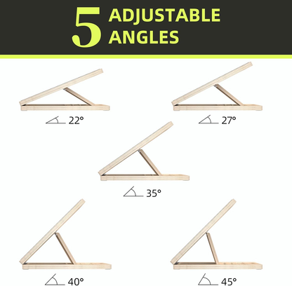 Adjustable Wooden Slant Board for Calf Stretching