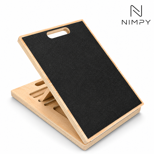 Adjustable Wooden Slant Board for Calf Stretching