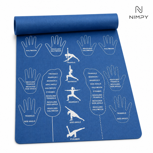 Educational and Instructional Yoga Mat
