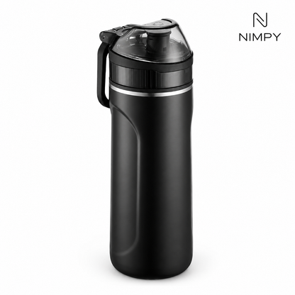 Premium Stainless Steel Water Bottle with Straw Lid (18 Oz)