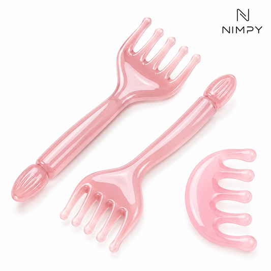 Head Massager Scalp Comb Resin Scalp (3 Pack )
