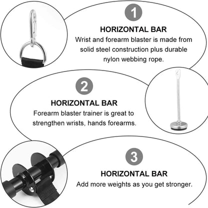 Forearm Wrist Roller Blaster Exercise Trainer