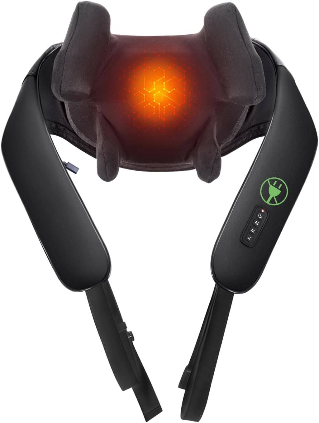 Cordless Shiatsu Neck and Back Massager with Heat
