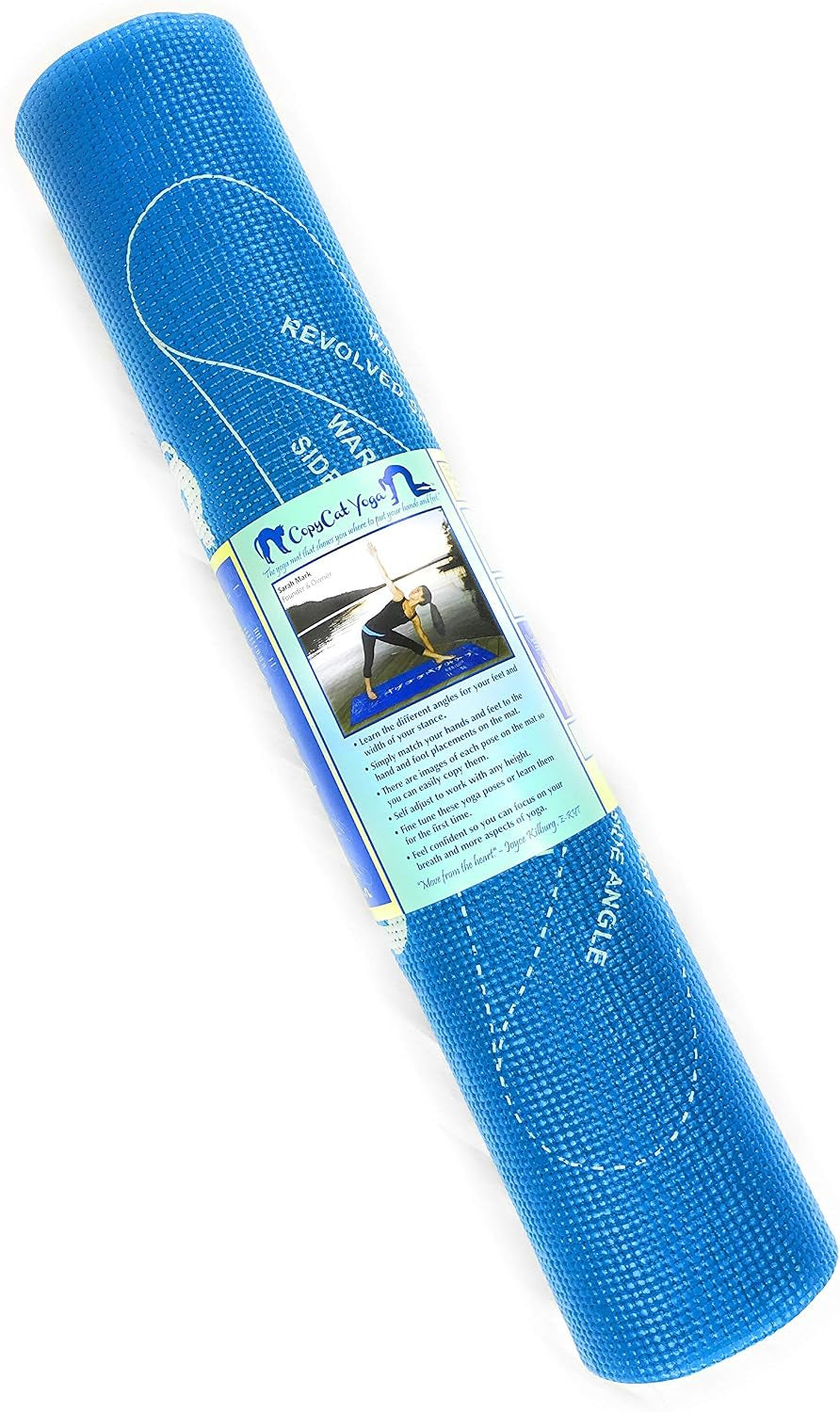 Educational and Instructional Yoga Mat