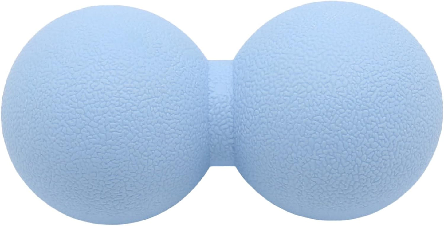 Hard Peanut Massage Ball, Double Lacrosse Massage Ball (Blue)