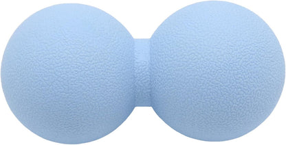Hard Peanut Massage Ball, Double Lacrosse Massage Ball (Blue)