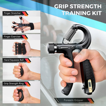 5-In-1 Complete Grip Strength Trainer Kit