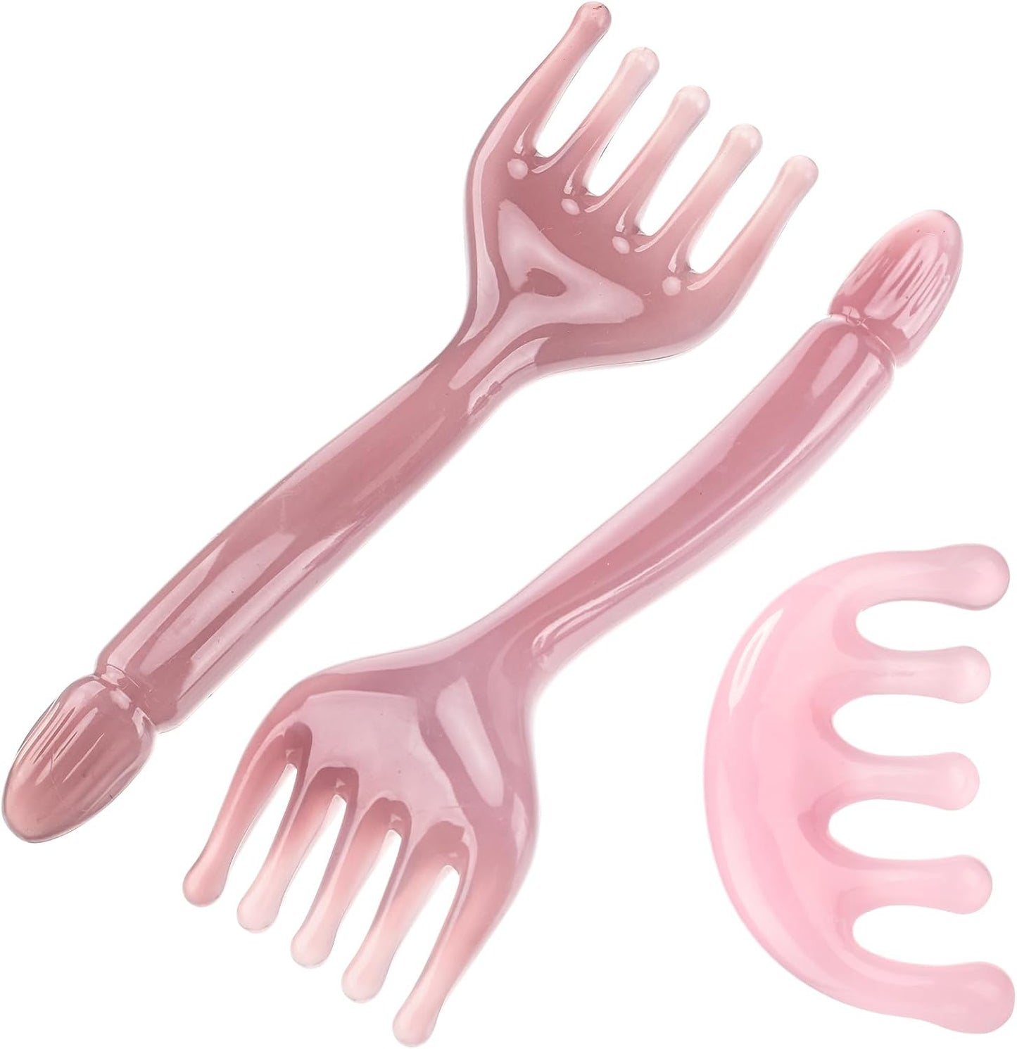 3 Pack Head Massager Scalp Comb Resin Scalp