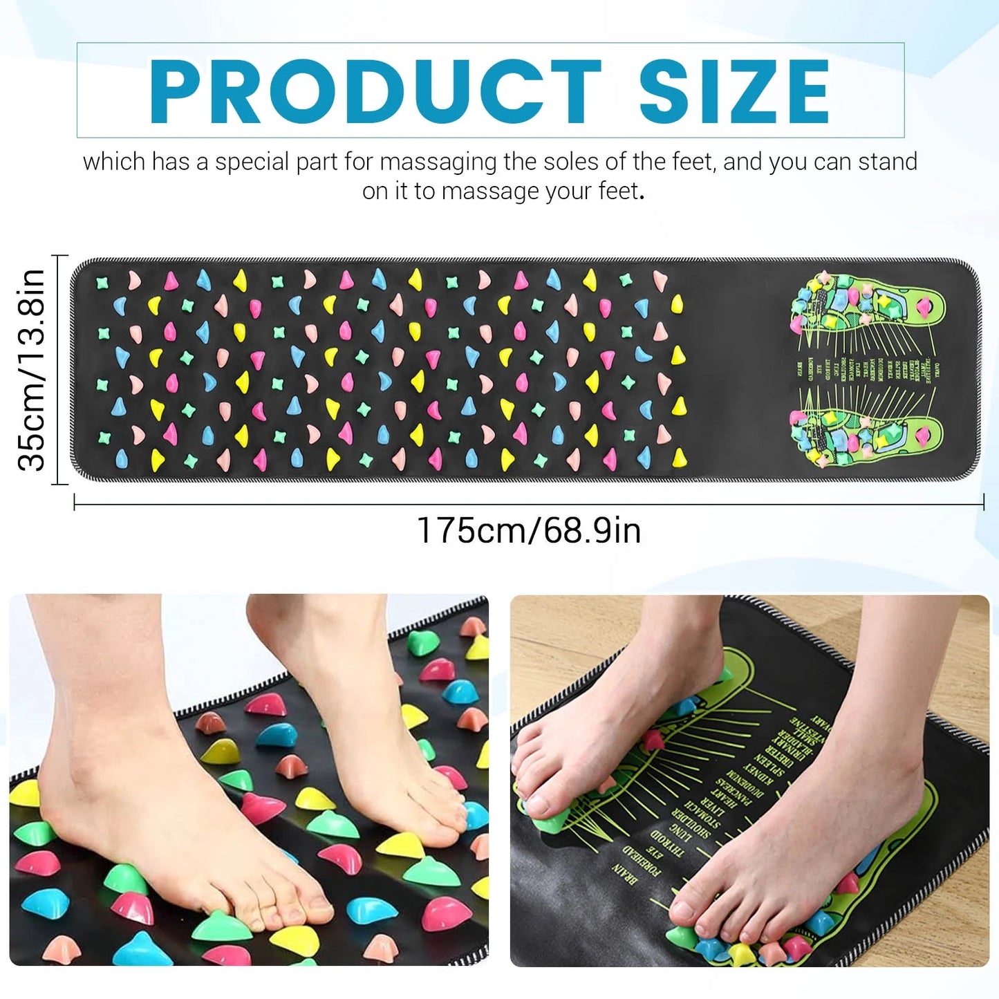 Foot Pressure Point Mat, Foot Matt Pressure Points