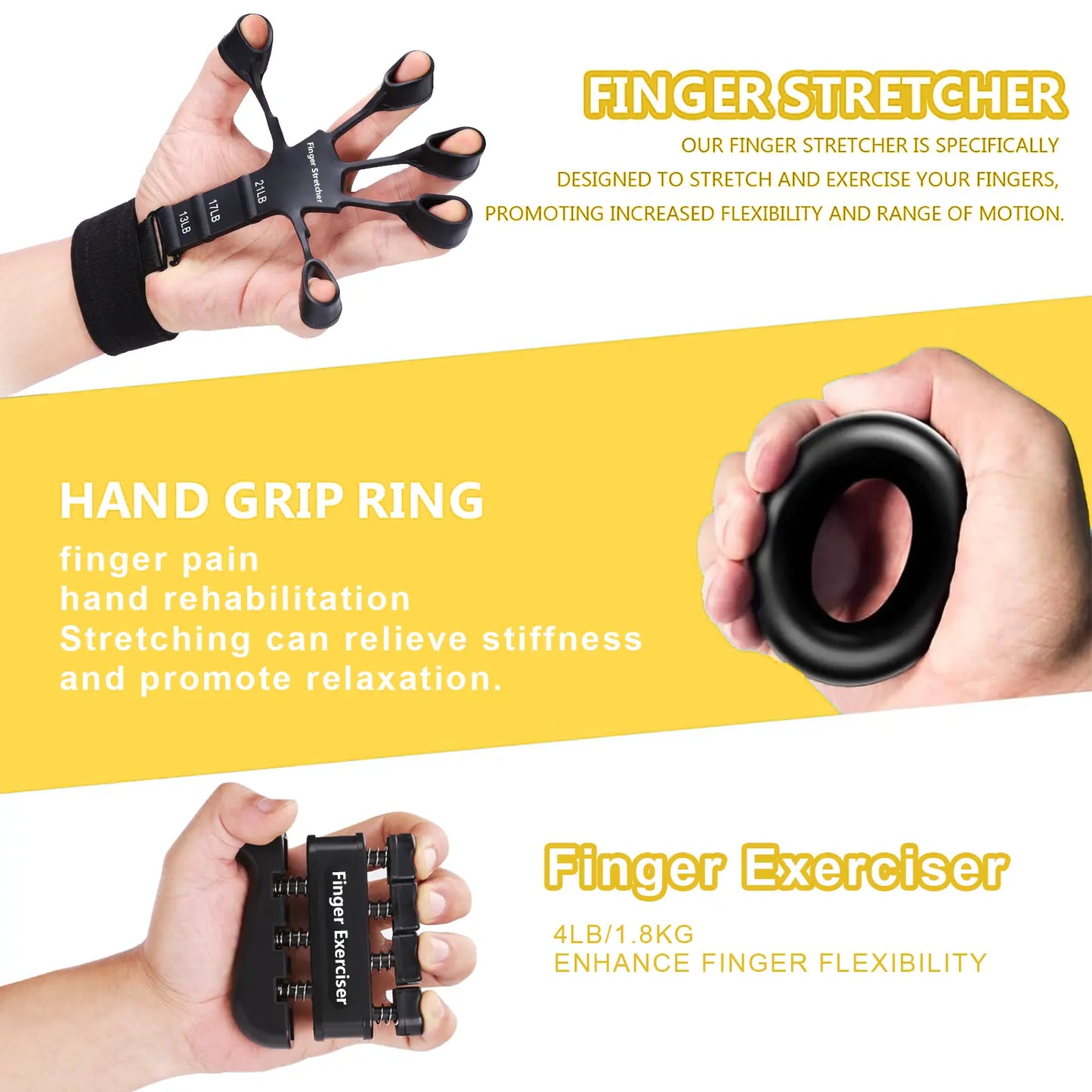 5-In-1 Complete Grip Strength Trainer Kit